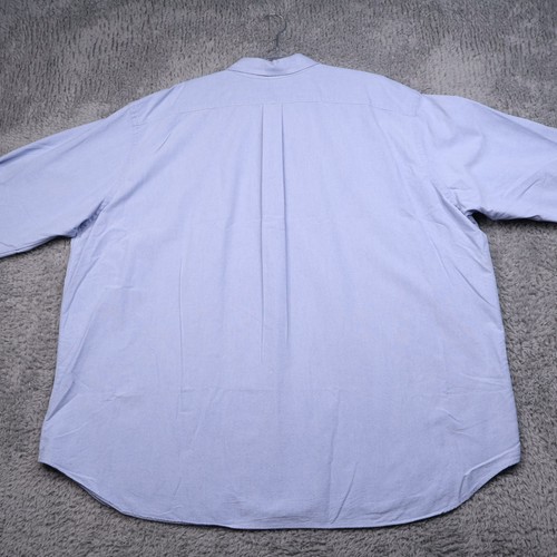 Ralph Lauren Shirt Mens 3XB Blue Polo Bear Button Down Long Sleeve Oxford OCBD - Picture 13 of 19