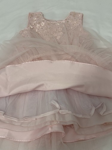 Jona Michelle Dress Tulle Pink Girls Size 4T Flower Birthday Party Easter - Picture 12 of 13