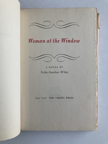 Vintage 1951 Woman at the Window by Nelia Gardner White Hardcover Book - Imagen 5 de 17