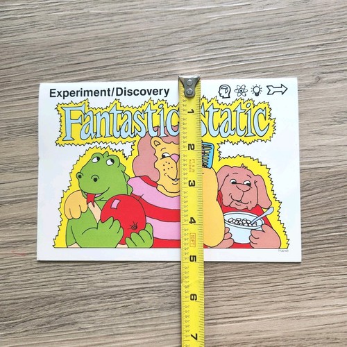 Rare 1981 Weekly Reader Framable Nursery Art Lot Of 6 Experiment Discovery Cards - Picture 5 of 6
