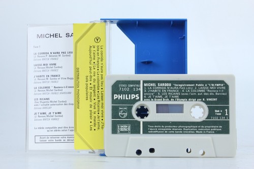MICHEL SARDOU - OLYMPIA  - Cassette Audio  K7 (Réf#G-168) - Picture 2 of 3