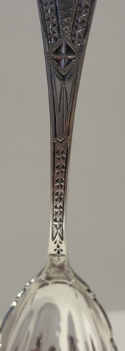 FARRINGTON & HUNNEWELL F&H moneta pura argento sterling cucchiaio inciso taglio brillante - Foto 6 di 20
