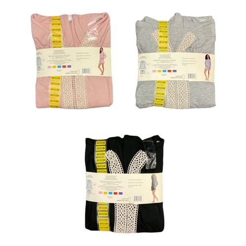 Flora Women's Lounge Brushed Knit Lace Detail Hoodie & Shorts PJ Set - Imagen 2 de 6