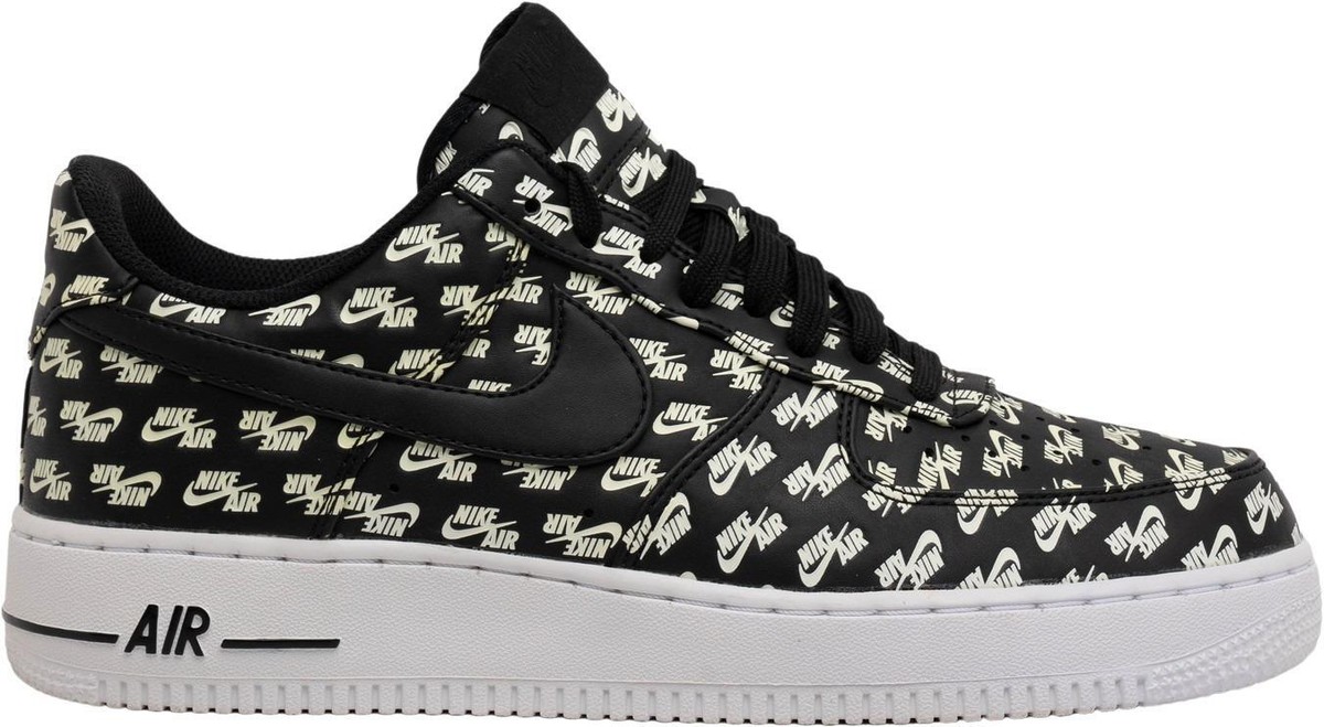 靴 NIKE AIR FORCE 1 LOW ALL OVER LOGO WHITE Nike Air Force 1 Low All Over Logo White - A&V Pawn
