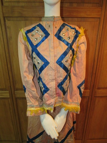 Vintage/Antique Louis E Stilz & Bro Philadelphia Mummers 2 Piece Pink Costume - Picture 3 of 9