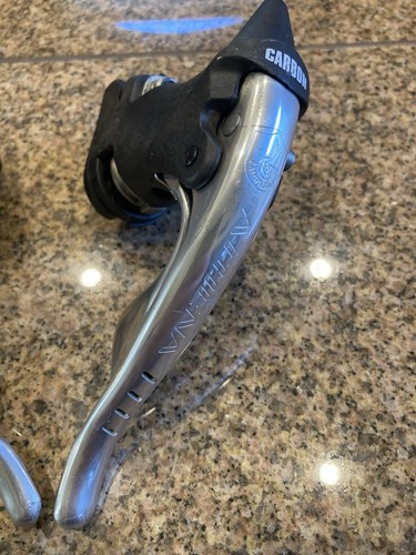 Campagnolo Athena 1st Gen. Ergo 8 x 2/3 Speed Road Bike Shifters (EXCELLENT) - Picture 10 of 11