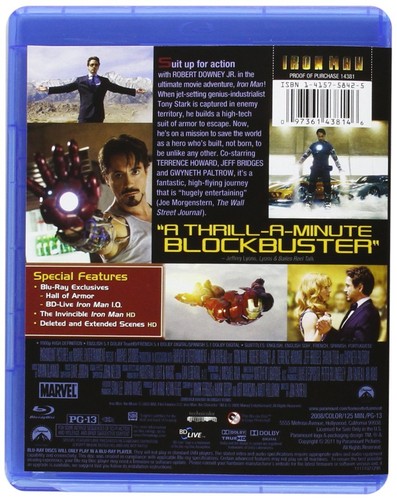 Iron Man 3-Movie Collection [Blu-ray] - Imagen 4 de 8