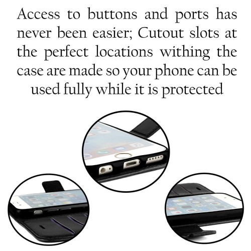 Luxury Leather Protective Magnetic Flip Case With Card Slot For iPhone 15 14 13 - Picture 12 of 37