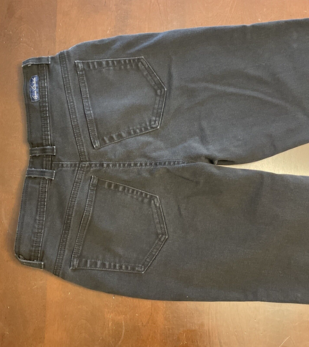 Gloria Vanderbilt Jeans Damen 6 Amanda Straight Leg Black Denim - Bild 7 von 13