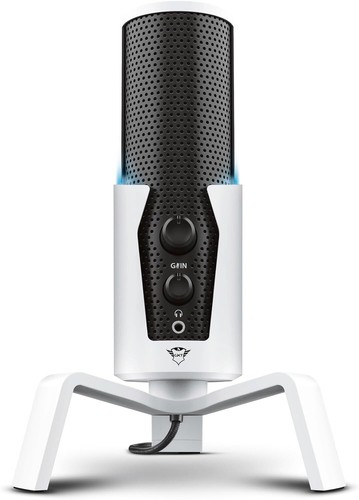 Trust Gaming GXT 258W Fyru 4-in-1 USB LED-Beleuchtung Streaming Mikrofon Weiß - Bild 10 von 13