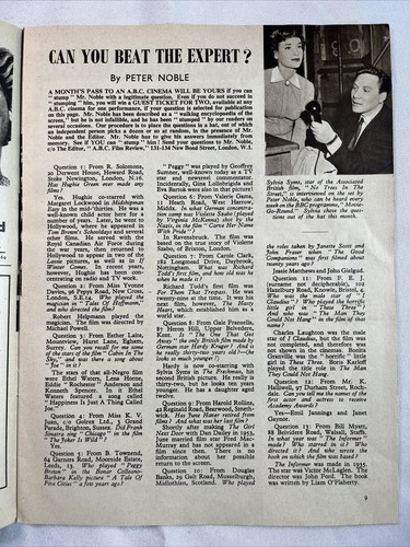 ABC Film Review August 1958 Ingrid Bergman Yul Brynner Elizabeth Taylor - Picture 5 of 12