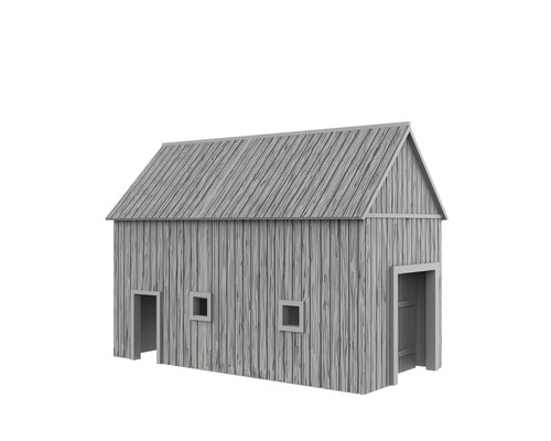 QUATRE BRAS WOODEN BARN - WATERLOO 3D PRINTED Décor Wargame Terrain Napoleon - Picture 1 of 5