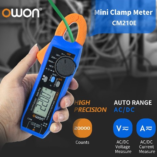 CM210E Mini Clamp Meter AC/DC Current Voltage True RMS NCV AC Frequency Response - Bild 4 von 6