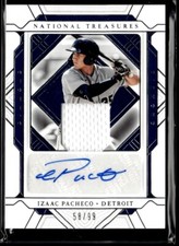 2022 National Treasures Izaac Pacheco Auto Relic /99 Detroit Tigers #DA-IP