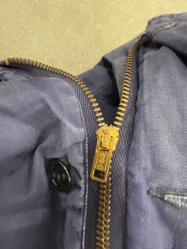 Vietnam War USN Navy N-4 Blue Deck Jacket Vintage Military Size 34 AZ1 - Picture 9 of 9