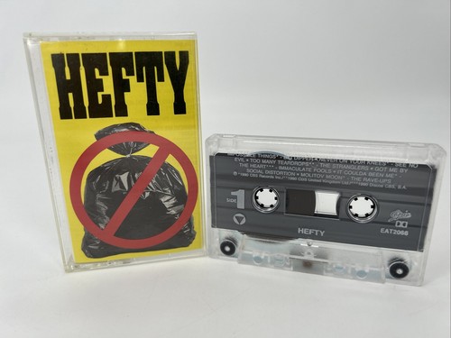 Vintage Epic's Hefty Sampler Cassette Tap EAT2066 Demonstration 1990 Garbage Bag - Afbeelding 1 van 4