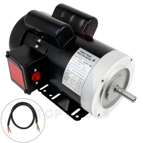 Motor eléctrico de 2 hp 56C marco 1750 rpm eje monofásico 5/8" TEFC 60 HZ - Imagen 5 de 12