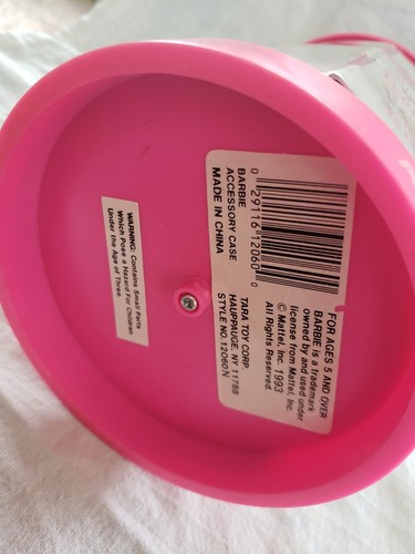 Barbie De Colección Ropa Accesorio Estuche 1993 Rosa con Estantes Púrpura Asa de Transporte - Imagen 2 de 10