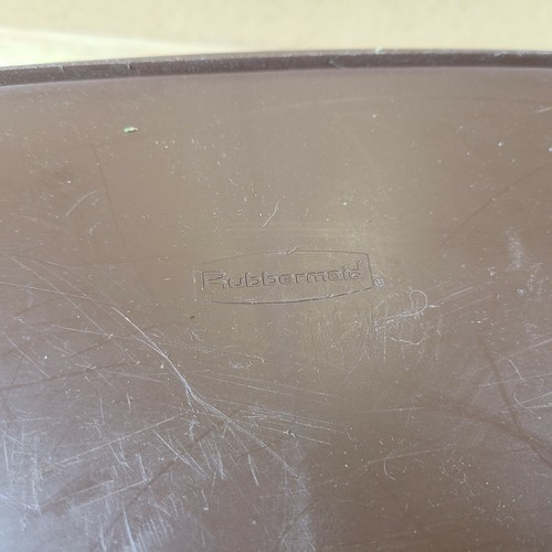 Vintage Brown Rubbermaid Basket with Handles #2686 - Bild 6 von 8