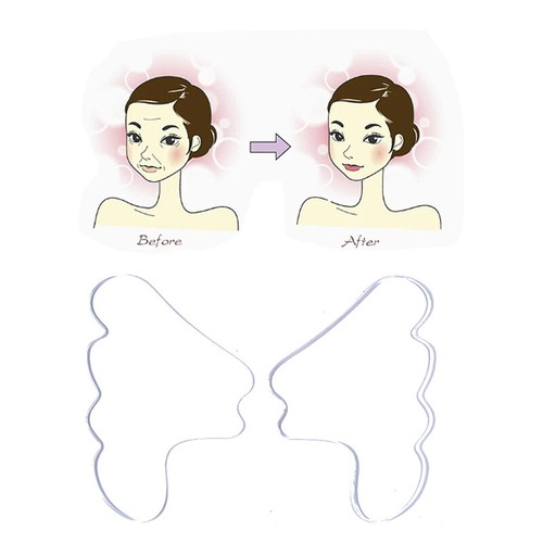 Facial Wrinkle Remover Pad Reusable Medical Grade Silicone Nasolabial Folds Anti - Picture 4 of 8