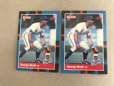 1988 Donruss Baseball Card #102 George Brett Kansas City Royals NMMT Free Ship!