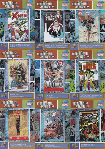 2024 Upper Deck Women Of Marvel Monumental Covers Set Of 25 Cards! RARE! - Picture 1 of 3