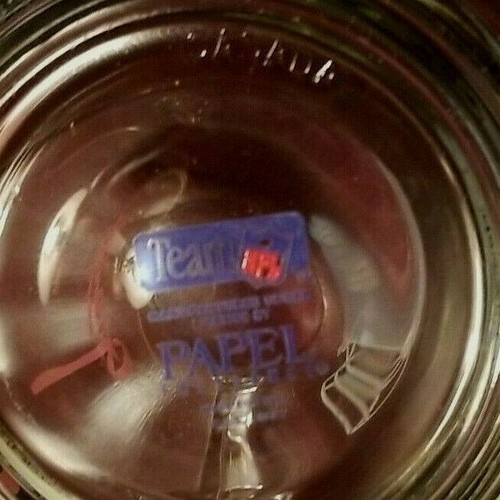 PAPEL NFL NY GIANTS Glass Mug 5 1/2 Tall 12 Oz - Picture 4 of 5