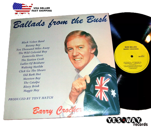 Barry Crocker - Ballads From The Bush LP 1983 Garden Records Australian Songs