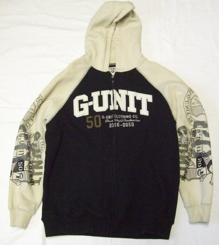 Mens Retro G-Unit, 50 Cent Heavy Weight Hooded Top,Size Medium. - Picture 2 of 12