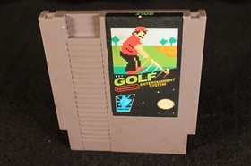 Nintendo Golf NES vintage original video game cartridge Mario 1985