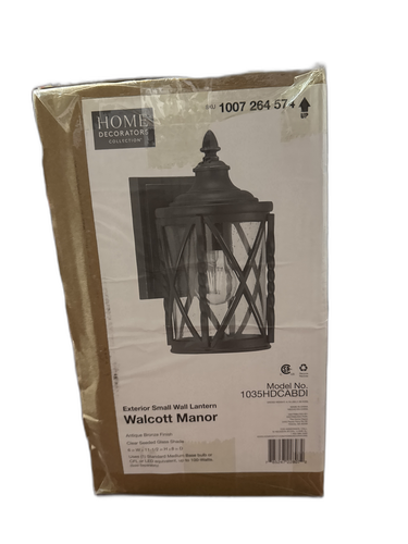 HDC Walcott Manor 11.5 in. 1-Light Antique Bronze Hardwired Outdoor Transitional - Picture 11 of 11