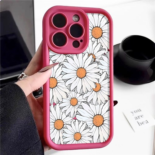 For iPhone 15 14 13 Pro Max 12 11 XR XS 7 8 ShockProof Flower Soft Case Cover - Picture 15 of 20