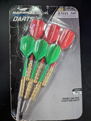 Darts Narwhal 6pk Steel Tip Recreational - Picture 1 of 2