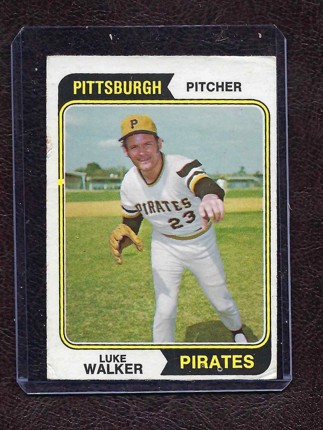 1974 O-Pee-Chee, OPC, #612 Luke Walker, Pittsburgh Pirates, VG-EX, Rare!