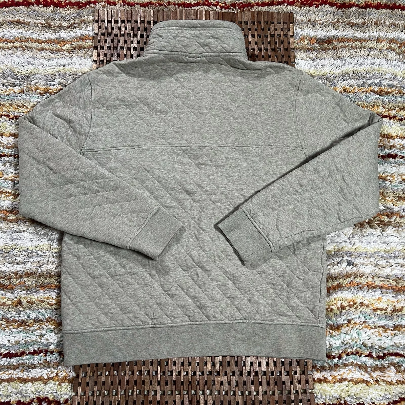 patagonia diamond quilted snap t fleece jacket