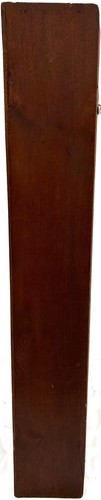 Antique 1800's Flame Mahogany Wall Curio/Knickknack Cupboard Cabinet - Picture 10 of 13
