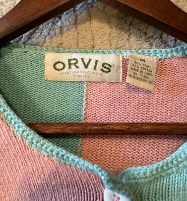 トップス 90s~ ORVIS patch work cardigan 90s~ ORVIS patch work cardigan