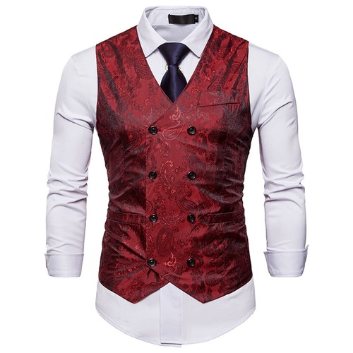 rosso da uomo Nero Top da Casual Gilet M l oro Gilet xl Gilet lavoro formale vCd5HHwq