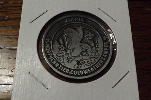 BOY SCOUT MEDALLION TOKEN COIN NORTHERN TIER BISSETT OKPIK SOMMERS ATIKOKAN - Picture 4 of 5