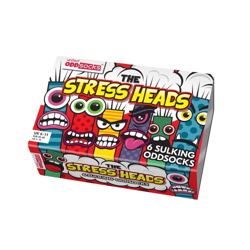 Stress Heads Oddsocks Socken in 39-46 im 6er Set - Bild 5 von 5