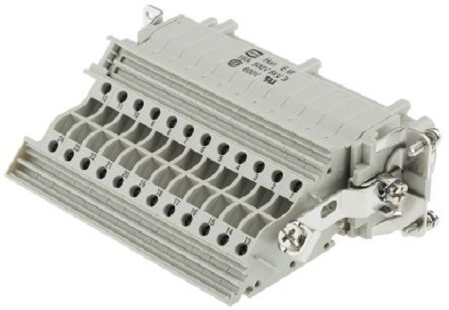 Harting Han B Series size 24 B Connector Insert, Female, 24 Way, 16A, 9330244725 - Picture 3 of 4