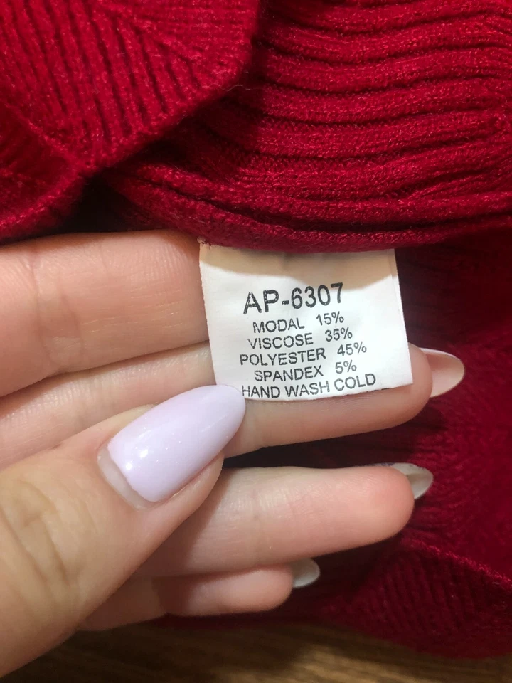 Suéter Victoria Niñas Niños Manga Larga Borgoña Talla XL / XXL Foto 3 de 4