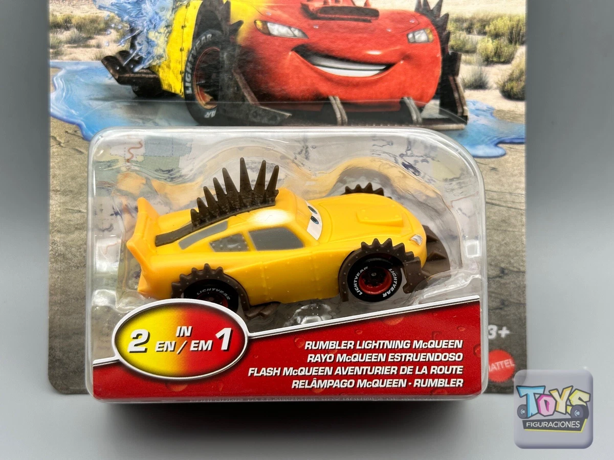 Disney Pixar Cars On The Road Color Changers Rumbler Lightning