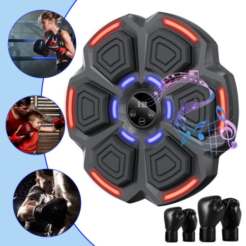 Bluetooth 9 Training Modes Smart Music Boxing Machine with 4Gloves Wall Mounted - Picture 2 of 12