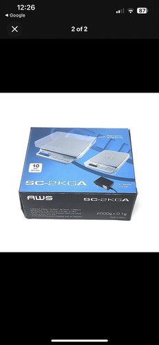 Amerikanische Waagen. SC-2KGA. 2000G x 0,1G Präzisionswaage - BRANDNEU IN BOX - Bild 4 von 13
