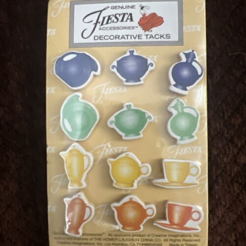 Genuine Fiesta Accessories Decorative Tacks Homer Laughlin New Fiestaware - Picture 12 of 13