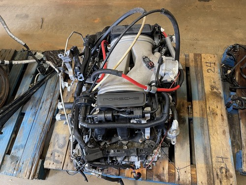 14-16 PORSCHE CAYMAN 981 2.7L ENGINE MOTOR ASSEMBLY READ DESCRIPTION - Picture 6 of 9