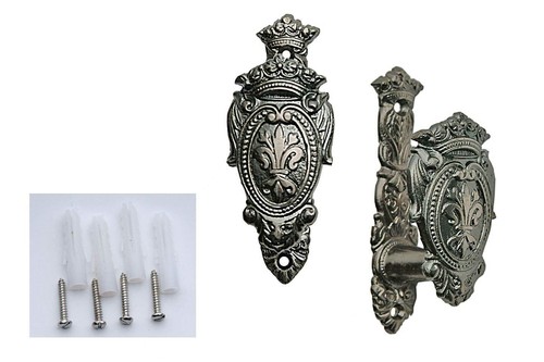 Vertical Fleur Sword Hangers - Picture 1 of 2