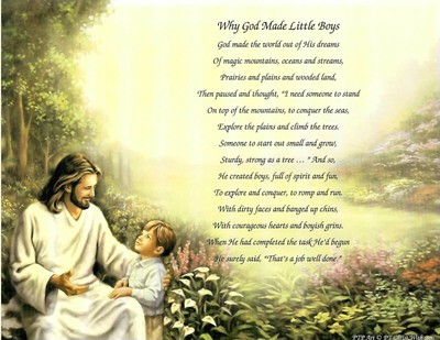 Why God mad little Boys Childhood Print Personalized Name Poem Why God mad little Boys Childhood Print Personalized Name Poem