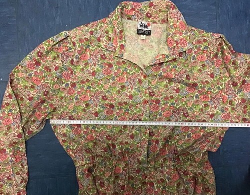 GREAT THOMAS CANTERBURY LIBERTY ELYSIAN PRINT LAURA ASHLEY ROMANTIC SHIRT DRESS - Picture 5 of 7